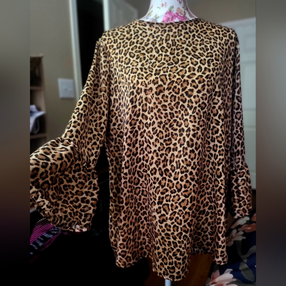 Leopard Print Blouse